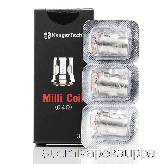 Vape Kauppa Kanger Milli Mesh Vaihtokelat 0.4ohm Nicr Coils